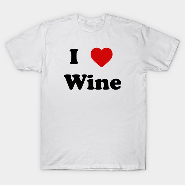 I love wine tee T-Shirt by nataliesnow24